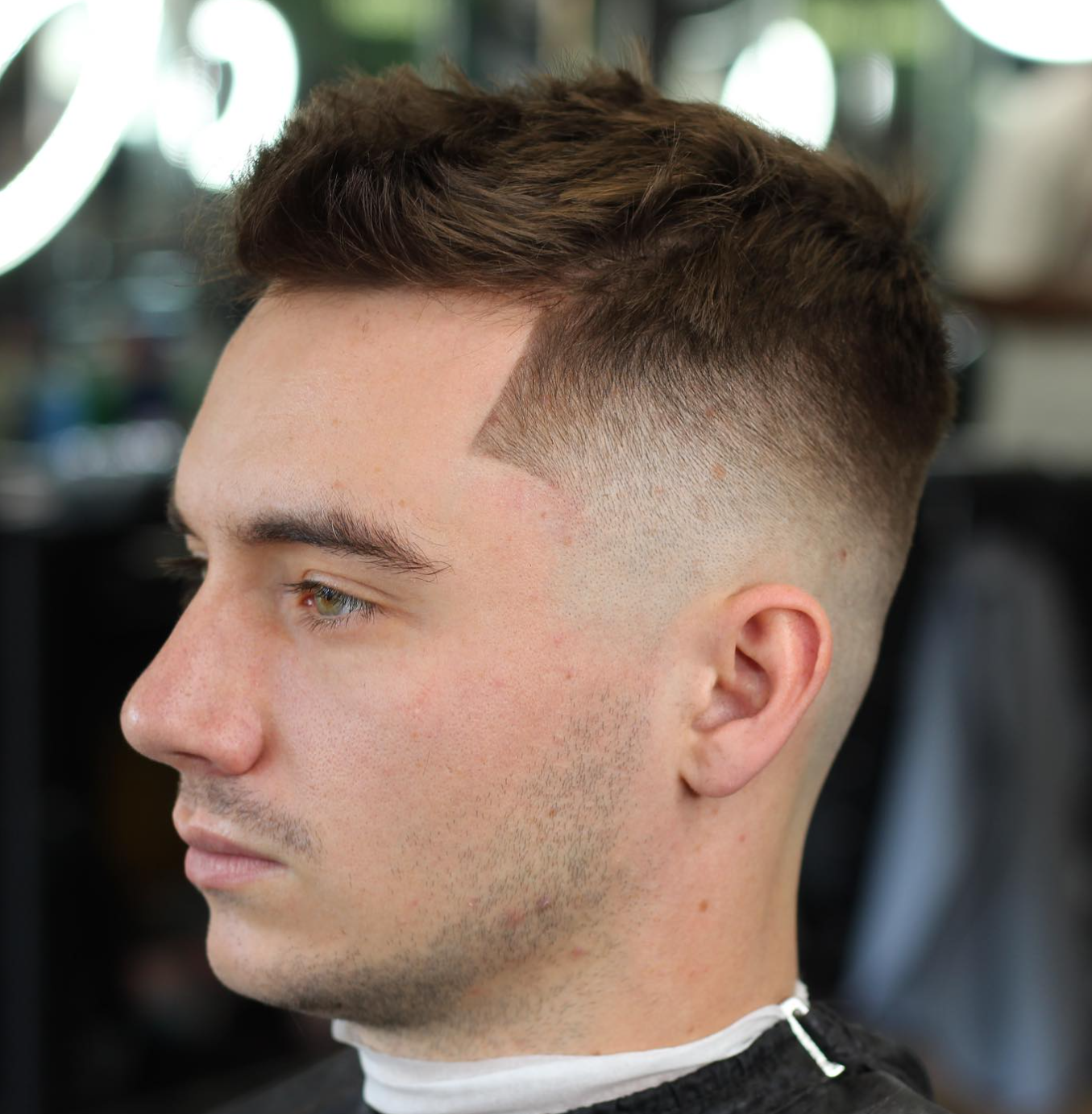 Fresh fade haircut by Bleek