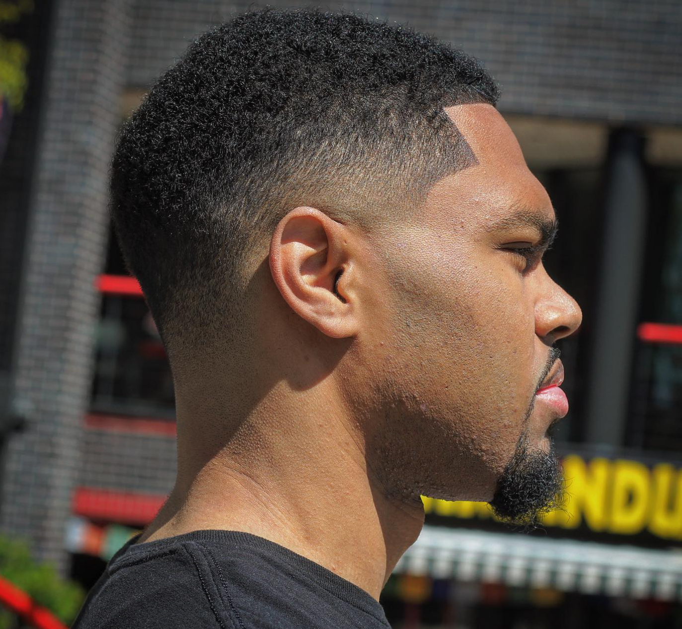 Clean lineup and beard trim by Bleek